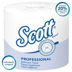 Scott Essential 1-Ply Standard Toilet Paper, White, 1210 Sheets/Roll, 80 Rolls/Carton (05102) 9 Scott Essential 1-Ply Standard Toilet Paper, White, 1210 Sheets/Roll, 80 Rolls/Carton (05102) -Kleenex Shop 02259C7C 4042 4373 A790FA3778598342 s7