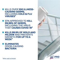 Lysol Disinfectant Spray, Crisp Linen Scent, 19 Oz., Aerosol (1920079329) -Kleenex Shop 0979302D 8247 4E4D 9450D18F714CD44E s7