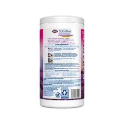 Clorox Scentiva Disinfecting Wipes, Tuscan Lavender & Jasmine Scent, 75 Wipes/Pack, 6 Packs/Carton (60040CT)