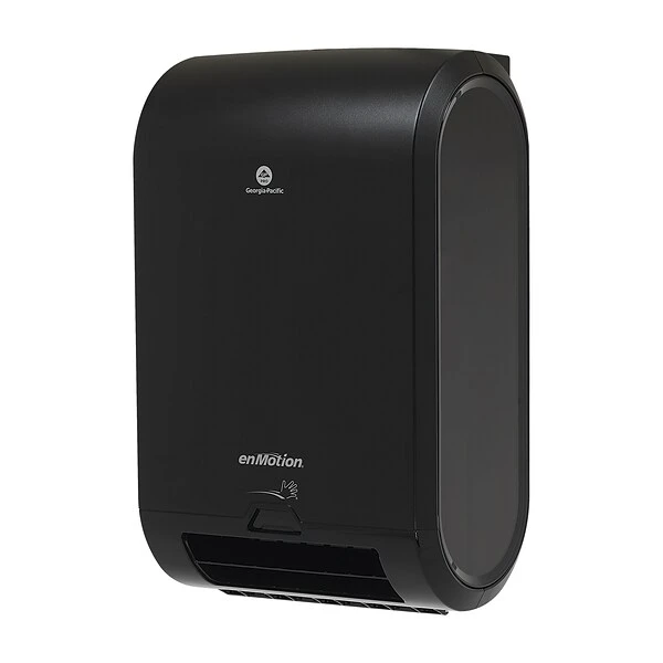 EnMotion® Flex Automated Touchless Roll Paper Towel Dispenser By GP PRO, Black, 13.310” W X 8.160” D X 20.830” H (59762) 2 EnMotion® Flex Automated Touchless Roll Paper Towel Dispenser By GP PRO, Black, 13.310” W X 8.160” D X 20.830” H (59762) - Image 2