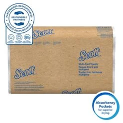 Scott Essential Recycled Multifold Paper Towels, 1-ply, 250 Sheets/Pack, 16 Packs/Carton (1840) -Kleenex Shop 0E507D9E 8E1F 4238 978AEBE24254506E s7