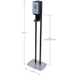 Purell CS 6 Automatic Floor Stand Hand Sanitizer Dispenser, Black/Chrome (7416-DS) -Kleenex Shop 0F74CCF1 BB0E 4C9A 9046513E1651AE45 s7