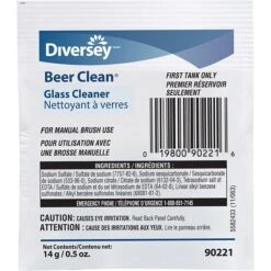 Beer Clean® Glass Cleaner Dish Detergent; Manual Brush Use