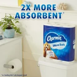 Charmin Ultra Soft Toilet Paper Mega Roll, 244 Sheets Per Roll, 18 Count -Kleenex Shop 16A7559C 3AC2 4632 8E21C67756AAC9BE s7