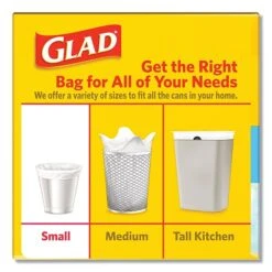 Glad® Febreze Freshness Quick-Tie Small Trash Bags, 4 Gal, 0.5 Mil, 8" X 18", White, 26 Bags/Box, 6 Boxes/Carton -Kleenex Shop 221BF642 5BFC 4DC2 B86E45155824B5C1 s7