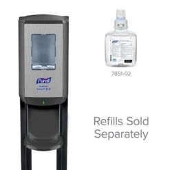 Purell CS 8 Automatic Floor Stand Hand Sanitizer Dispenser, Graphite/Black (7418-DS) -Kleenex Shop 23617AA9 364E 406B 96EAEFAEF97E5A4F s7