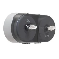 SofPull® Twin High-Capacity Centerpull Bathroom Tissue Dispenser By GP PRO, Smoke (56509) -Kleenex Shop 31F8FF0B 59F2 461A A0511C404BDF9C0D s7