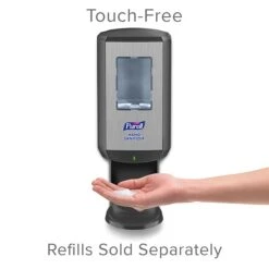 PURELL CS6 Touch-Free Hand Sanitizer Dispenser, Graphite, For 1200 ML PURELL CS6 Hand Sanitizer Refills (6520-01)
