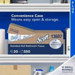Scott Essential 2-Ply Standard Toilet Paper, White, 550 Sheets/Roll, 20 Rolls/Carton (13607) -Kleenex Shop 36F9067A 8D15 435D AA1777B56302FCDE s7