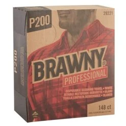 Brawny Professional P200 Disposable Cleaning Towel, White, 148 Towels/Box, 20 Boxes/Case (29221) 13 Brawny Professional P200 Disposable Cleaning Towel, White, 148 Towels/Box, 20 Boxes/Case (29221) -Kleenex Shop 3DD7F110 0654 492D B04E0D546220FF9D s7