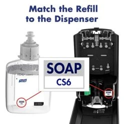 PURELL Food Processing HEALTHY SOAP E1 Foam Handwash Refill For CS6 Dispenser, Fragrance Free, 2/Carton (6583-02) -Kleenex Shop 493E92ED 0DA4 4AD5 B3C2534DC1DE228B s7