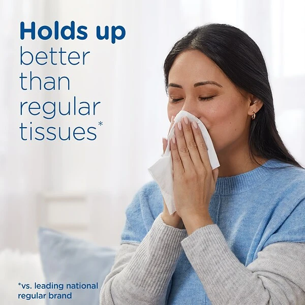 Puffs Plus Lotion Facial Tissue, 2-ply, 124 Tissues/Box, 6 Boxes/Pack (39383) 3 Puffs Plus Lotion Facial Tissue, 2-ply, 124 Tissues/Box, 6 Boxes/Pack (39383) - Image 3