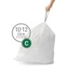 Simplehuman Code C Custom Fit Drawstring Trash Bag Liner, 10-12 Liter/2.6-3.2 Gallon, 240 Count