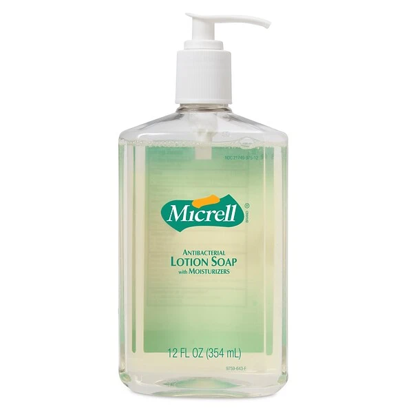 Micrell Antibacterial Liquid Hand Soap, Floral, 12 Oz. (9759-12) 1 Micrell Antibacterial Liquid Hand Soap, Floral, 12 Oz. (9759-12)