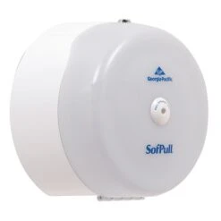 Georgia-Pacific SofPull® High-Capacity Centerpull Bathroom Tissue Dispenser, Translucent White, 10.5"W X 6.75"D X 10.5"H -Kleenex Shop 6EEE298C B425 46D2 9EE3DADD179F3C62 s7