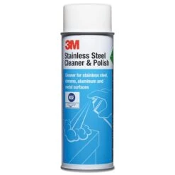 3M™ Stainless Steel Cleaner And Polish, Lime Scent, Foam, 21 Oz Aerosol Spray, 12/Carton