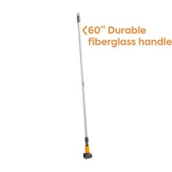 Coastwide Professional™ 60" Clamp Style Fiberglass Wet Mop Handle, Plastic Head (CW58016)