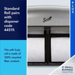 Scott Essential 2-Ply Standard Toilet Paper, White, 550 Sheets/Roll, 20 Rolls/Carton (13607) -Kleenex Shop 846FDDF8 7D43 48D8 8B29F5145DD3514E s7