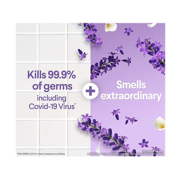 Clorox Scentiva Disinfecting Wipes, Tuscan Lavender & Jasmine Scent, 75 Wipes/Pack, 6 Packs/Carton (60040CT) 2 Clorox Scentiva Disinfecting Wipes, Tuscan Lavender & Jasmine Scent, 75 Wipes/Pack, 6 Packs/Carton (60040CT) - Image 2