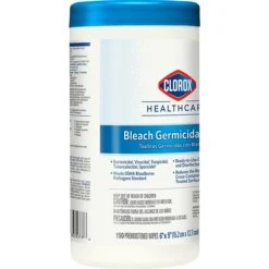 Clorox Healthcare Bleach Germicidal Wipes, 150 Count Canister (30577)