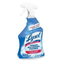 LYSOL Brand Disinfectant Power Bathroom Foamer, Liquid, Atlantic Fresh, 32 Oz. Spray Bottle