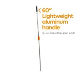 Coastwide Professionalâ„¢ 35"-60" Aluminum Wet Mop Extendable Handle, Microfiber Head (CW58015)