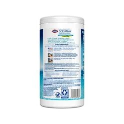 Clorox Scentiva Disinfecting Wipes, Pacific Breeze & Coconut Scent, 75 Wipes/Pack, 6 Packs/Carton (60037CT)