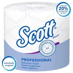 Scott Essential Standard Toilet Paper, 2-Ply, White, 550 Sheets/Roll, 80 Rolls/Carton (04460) -Kleenex Shop AABE7B3A 8348 41AE BCB0C1063DF58979 s7