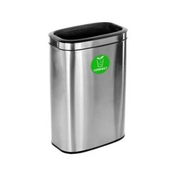 Alpine Single-Stream Recycling Station, 10.5 Gallon, Stainless Steel (ALP470-40L-CO)