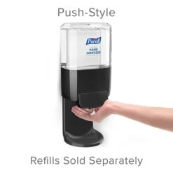 PURELL ES4 Manual Hand Sanitizer Dispenser, Graphite, Compatible With 1200 ML PURELL ES4 Hand Sanitizer Refills (5024-01)
