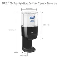 PURELL ES4 Manual Hand Sanitizer Dispenser, Graphite, Compatible With 1200 ML PURELL ES4 Hand Sanitizer Refills (5024-01) -Kleenex Shop D9B17C92 EDBA 4CD1 ADF89BB197BC97B0 s7