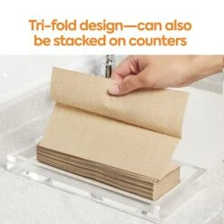 Coastwide Professional™ Multifold Paper Towels, 1-ply, 250 Sheets/Pack, 16 Packs/Carton (CW21819) -Kleenex Shop DE7B1D36 658C 4ECA AF3D8CC8FC6BB191 s7