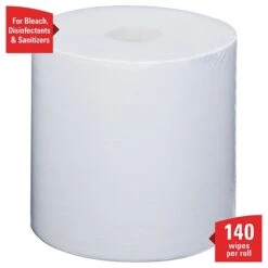 Kimtech Prep Microfiber Wipers, White, 90 Sheets/Roll, 6 Rolls/Carton (06411) -Kleenex Shop E02B09CD 7888 4B36 92898FD3149791E7 s7