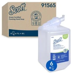 Scott Foaming Soap, 33.8 Fl. Oz., 6/Carton (91565)
