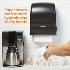 Coastwide Professional™ Recycled Hardwound Paper Towels, 1-Ply, 800 Ft./Roll, 6 Rolls/Carton (CW20182) -Kleenex Shop F08A0C04 91C2 4269 A97638D79C794FA2 s7