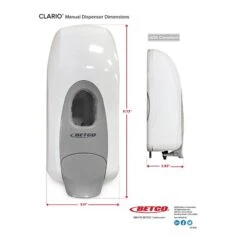 Betco Clario Manual Lotion Soap And Hand Sanitizer Gel Dispenser, 1000mL., Black (9182000) 7 Betco Clario Manual Lotion Soap And Hand Sanitizer Gel Dispenser, 1000mL., Black (9182000) -Kleenex Shop F4458EED 4232 44C0 AB14CDABF22BB7CA s7