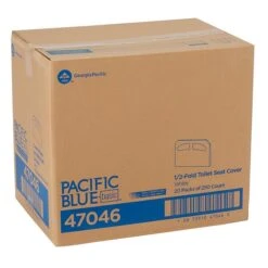 Pacific Blue Safe-T-Gard Paper Toilet Seat Covers, 14.5"H X 17"W, 250 Covers/Box, 20 Boxes/Carton (47046) -Kleenex Shop F63AFA2F 8313 4743 9D59733D5B2B1CD5 s7