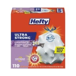 Hefty® Ultra Strong Scented Tall White Kitchen Bags, 13 Gal, 0.9 Mil, 23.75" X 24.88", White, 110/Box -Kleenex Shop F73E30B5 9805 4EAA B211BB2C1E447886 s7