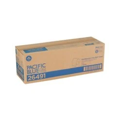 Pacific Blue Ultra 8" High-Capacity Hardwound Paper Towels, 1-Ply, 3 Rolls/Carton (26491)