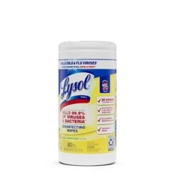 Lysol Disinfecting Wipes, Lemon & Lime Blossom, 80 Wipes/Canister, 6 Canisters/Carton (1920077182CT) -Kleenex Shop FB9039CC 068D 44B5 BE9685033409AFE2 s7