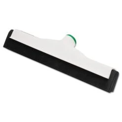 Unger® 18" Plastic Sanitary Standard Floor Squeegee With Acme Insert, Black