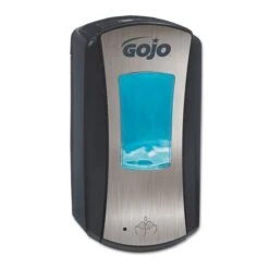 GOJO® LTX-12™ Soap Dispenser, Chrome/Black (1919-04)