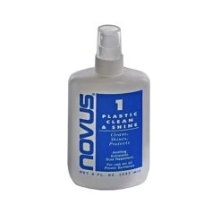 Azar Displays Plastic Clean & Shine Polish, 8 Oz