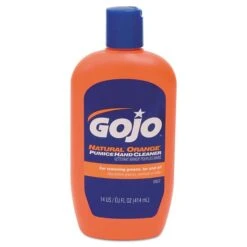 Gojo® NATURAL ORANGE ™ Pumice Hand Cleaner, Orange Citrus, 14 Oz (095712)