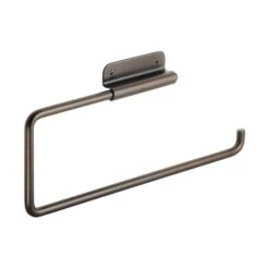InterDesign Under-Cabinet Or Wall-Mount Swivel Paper Towel Holder For Kitchen, Bronze (33231)