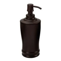 Olivia Tall Hand Soap Dispenser, Black (26381)