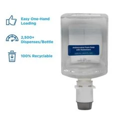 EnMotion Gen2 Moisturizing Foam Soap Refill By GP PRO, Dye And Fragrance Free, 1200 ML, 2/Carton (42818)