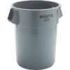 Rubbermaid Brute Vented Trash Can Receptacle Without Lid, 55-Gallons, Gray (FG265500GRAY)