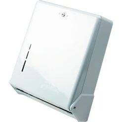 San Jamar® True Fold® Metal Front Towel Dispenser, White