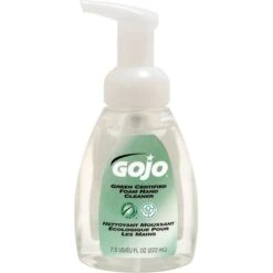GOJO Green Certified Foam Hand Cleaner, Pump Bottle, Unscented, 7.5 Oz., 6/CT
